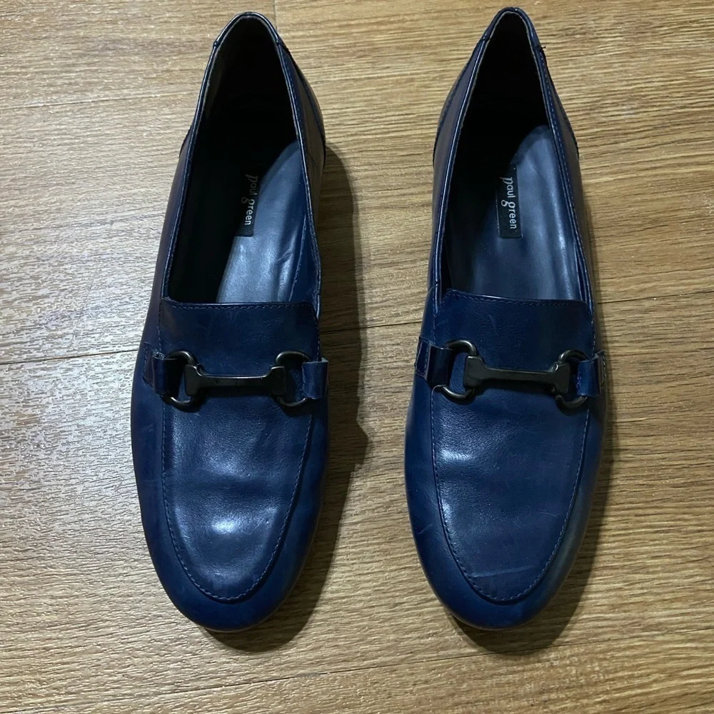 Paul Green Navy Women’s Loafers